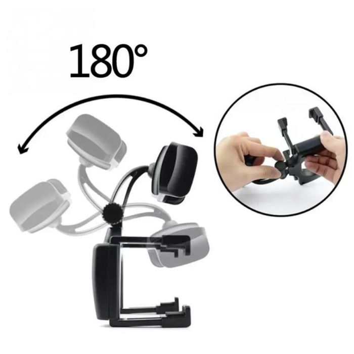 Suporte Veicular Retrovisor De Carro Celular Smartphone Gps - Imagem 5