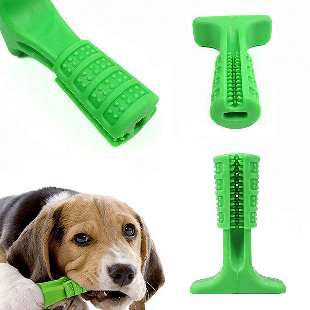 Brinquedo Mordedor Escova De Dente Para Cachorro Medio - Imagem 8